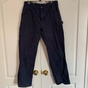 Carhartt heavy duty Dark Blue denim carpenter pant